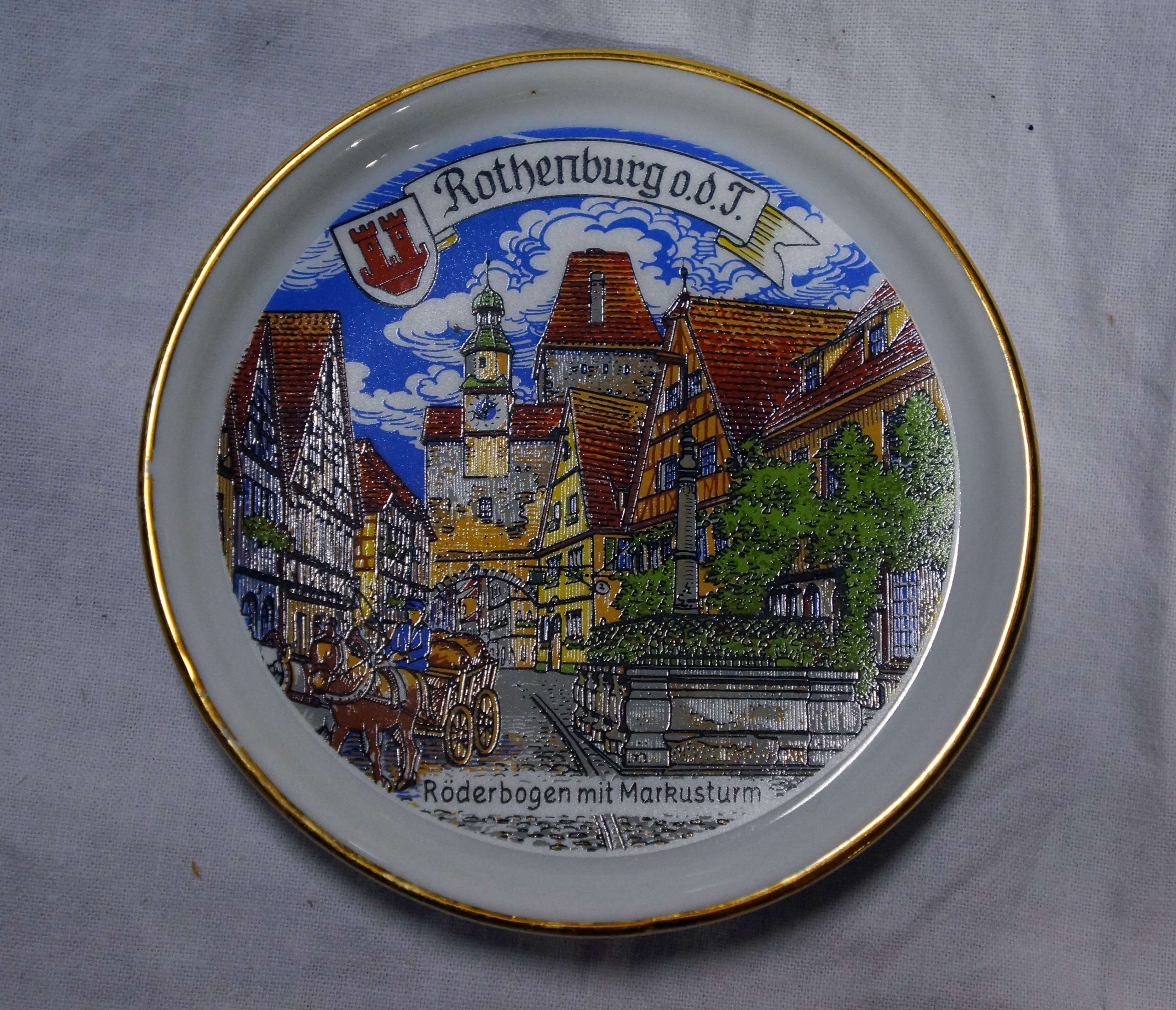 Rothenburg - Souvenir Mini Plate (1)