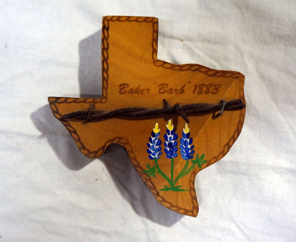 Texas - Baker Barb Wire Wall Hanging (1)