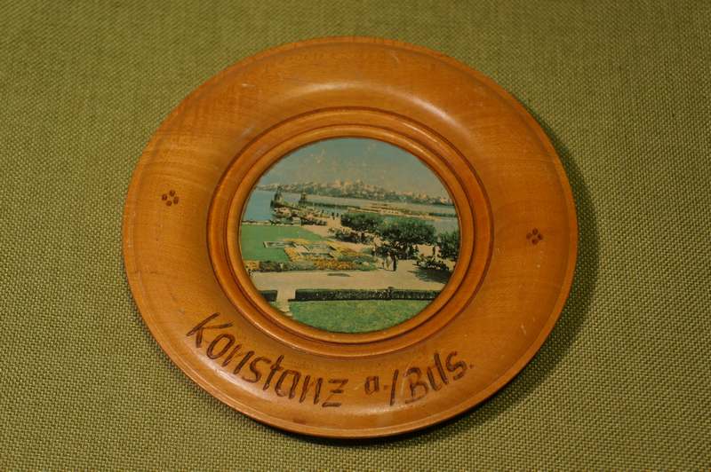 Konstanz - Germany - wall plate - wood (1)