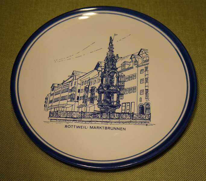 Rottweil - Marktbrunnen - Wall Plate - Ceramic (1)