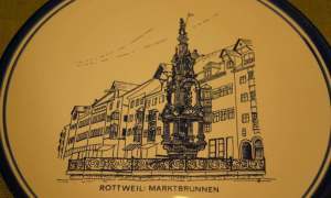 Rottweil - Marktbrunnen - Wall Plate - Ceramic (5)