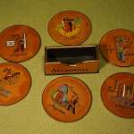 Argentina - Leatherette coasters (3)