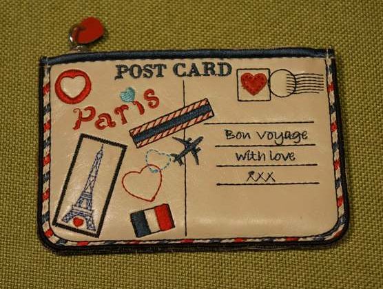 Paris - Postcard Purse (1)