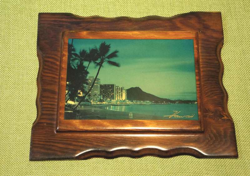 Hawaii - Wood Photo Wall Hanging (1)