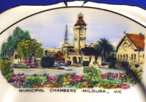 Mildura Victoria - Municipal Chambers - Display Plate (2)