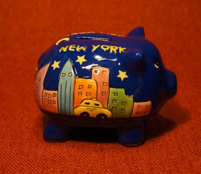 New York City - Piggy Bank - Blue (2)