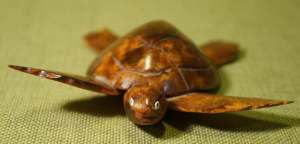 Seychelles - wooden turtle ornament (4)