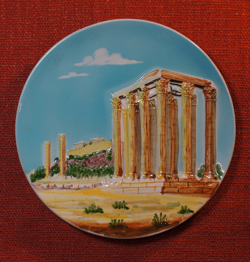 athens - acropolis - wall plate (1)